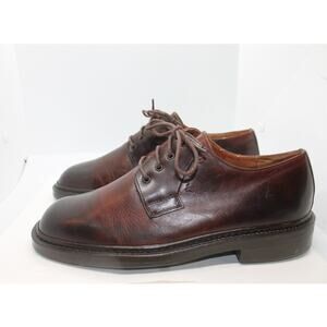 Johnston & Murphy Men's Hartford Plain Toe Oxfords sz 9M Made in Italy